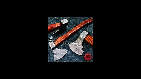 Handmade Damascus steel Axe