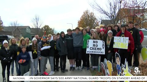 Local 15-year-old welcomed home after last chemo treatment