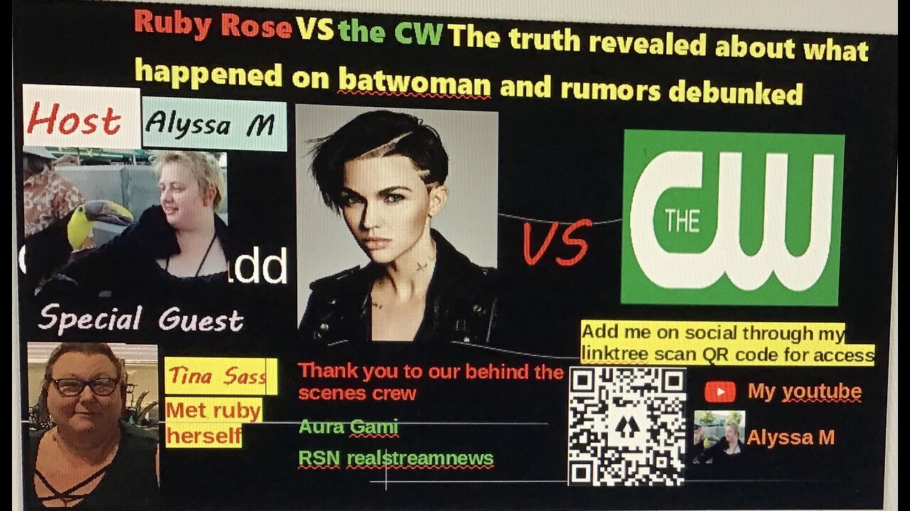 Ruby Rose vs The CW the truth revealed w/special guest