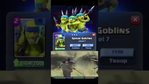 goblins lanceiros #shorts #clashroyal #clash #clashroyale #royale #supercell