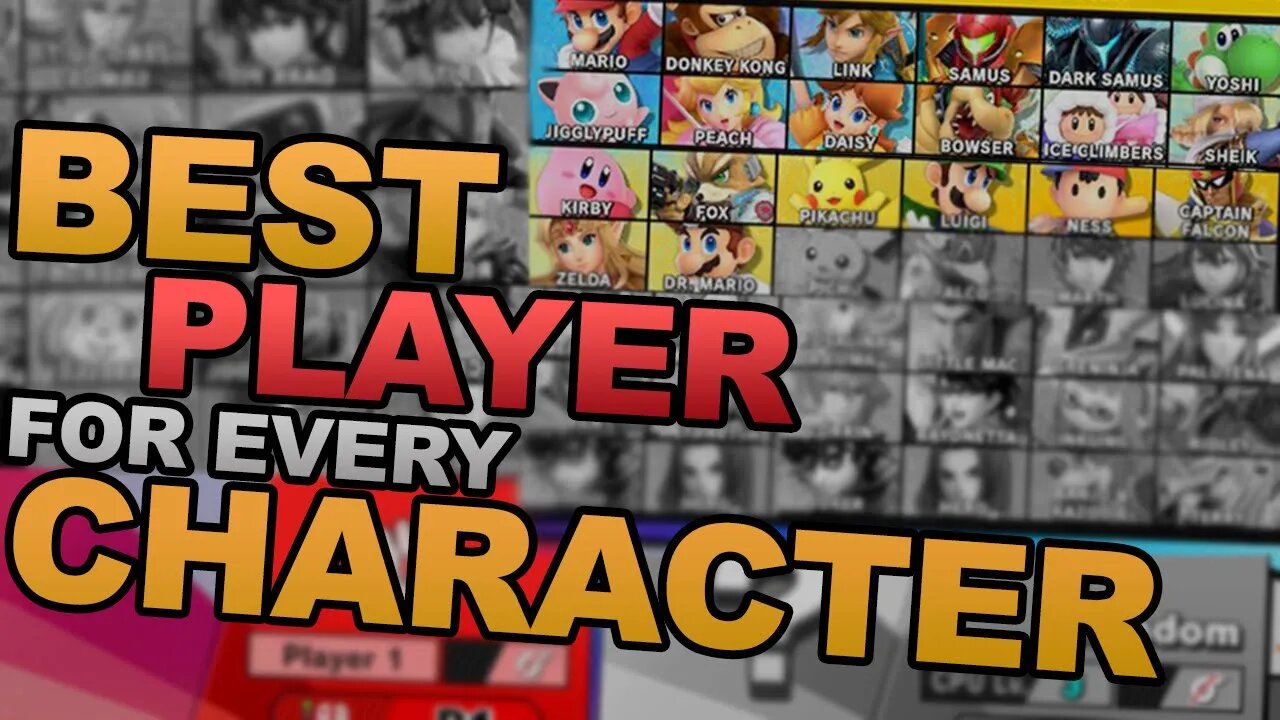 Best Player With Each Character in Smash Ultimate (#1 Mario - #18 Dr. Mario)