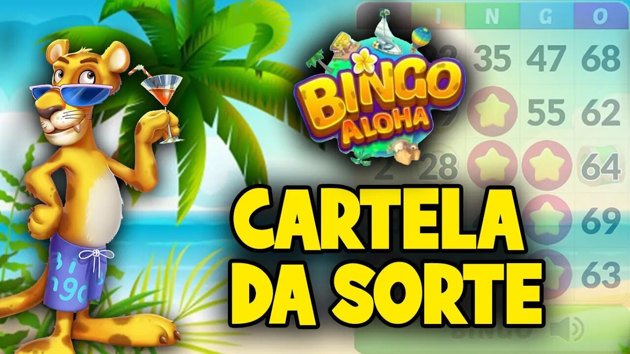 Bingo Aloha - Aloha Bay / Cartela da Sorte