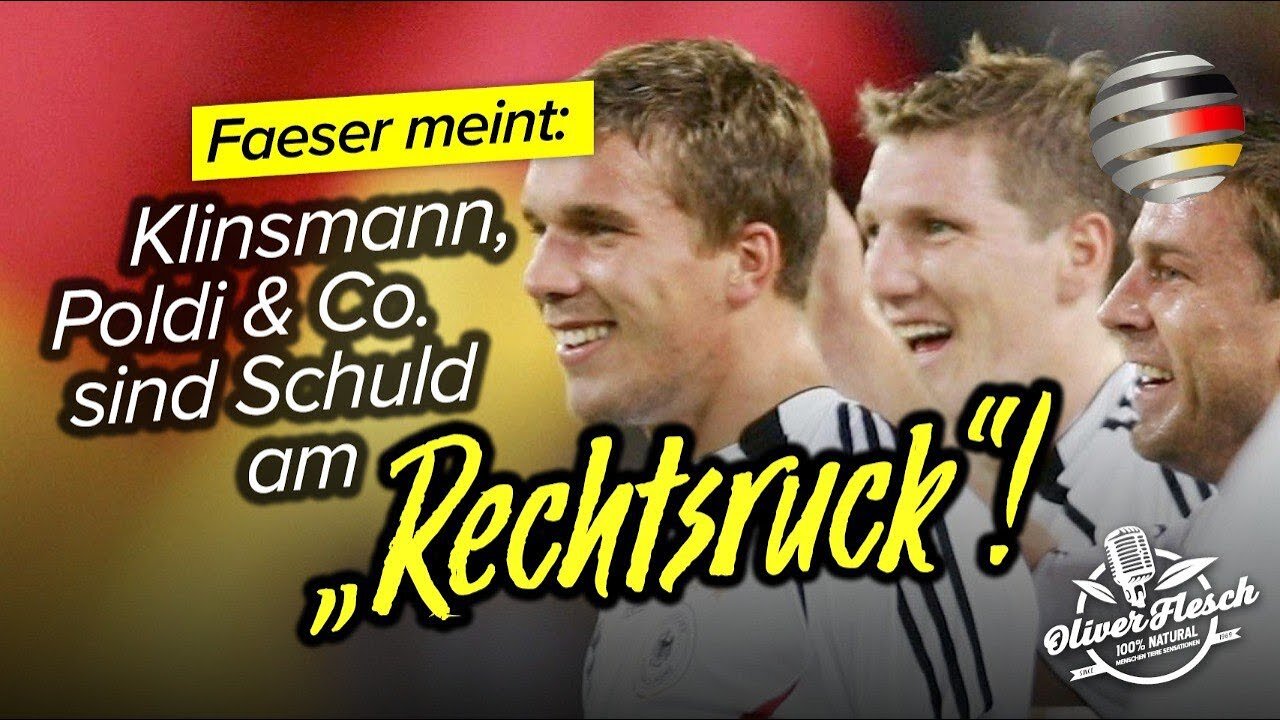 IRRE! Faeser meint, Klinsmann, Poldi & Co. wären Schuld am „Rechtsruck“!@Deutschland Kurier🙈