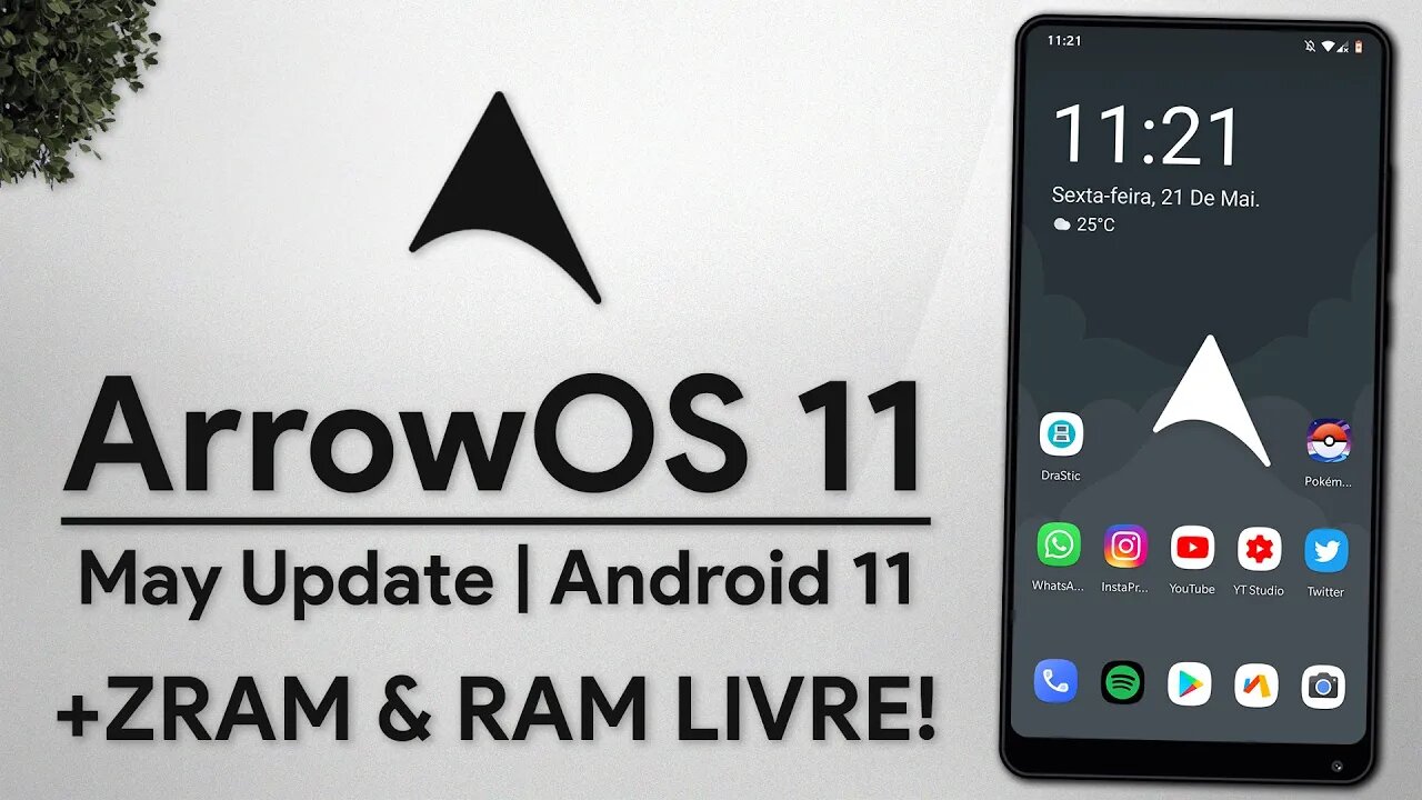 Arrow OS 11 May Update | Android 11 | MELHOR ZRAM E MAIS RAM LIVRE! | Para Poco F3 & Poco X3 Pro!