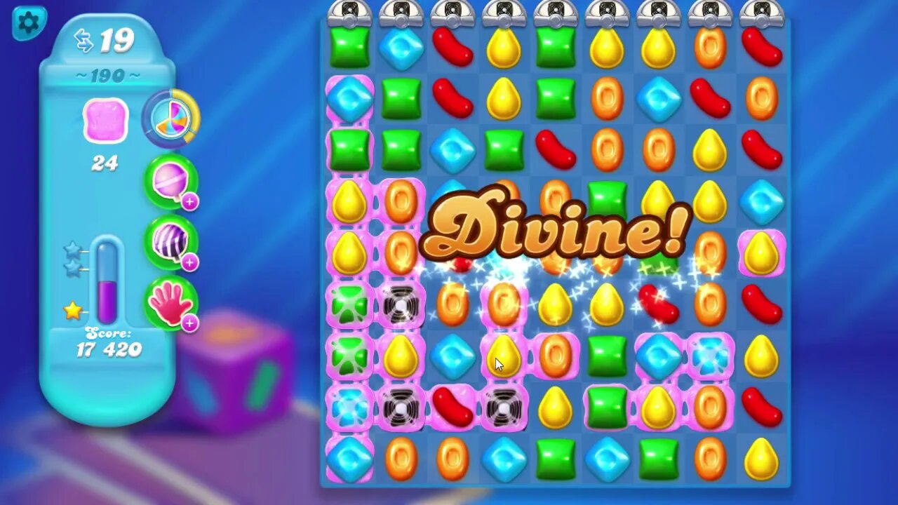 Candy Crush Soda Saga Level 190