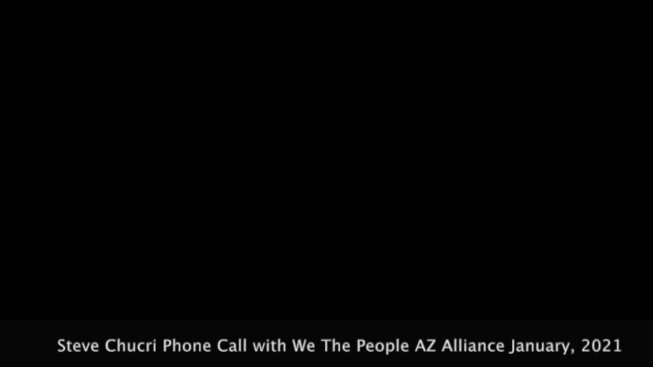 Former Maricopa County Supervisor Steve Chucri January Conversation With We The People AZ Alliance