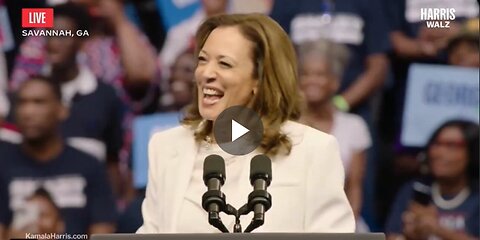 Kamala is in Georgia, and she's using a new accent again.