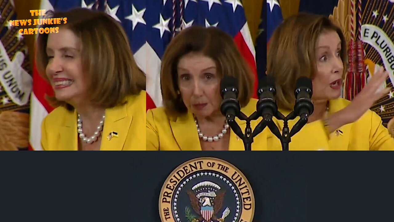 Pelosi Clown Show: "Seems like yesterday, doesn't it, Chuck? Seems like yesterday when you came in with your plot! It's a secret! It's a secret plot."