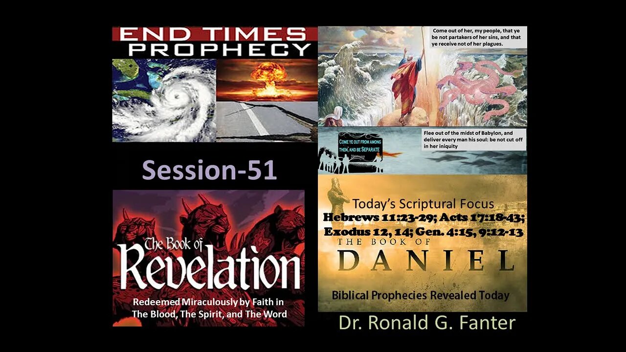 Blood, Spirit, and Word, Redeemed Miraculously by Faith in Christ Session 51 Dr. Ronald G. Fanter