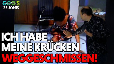 Nach dem interaktiven Gebet habe ich MEINE KRÜCKEN weggeworfen!