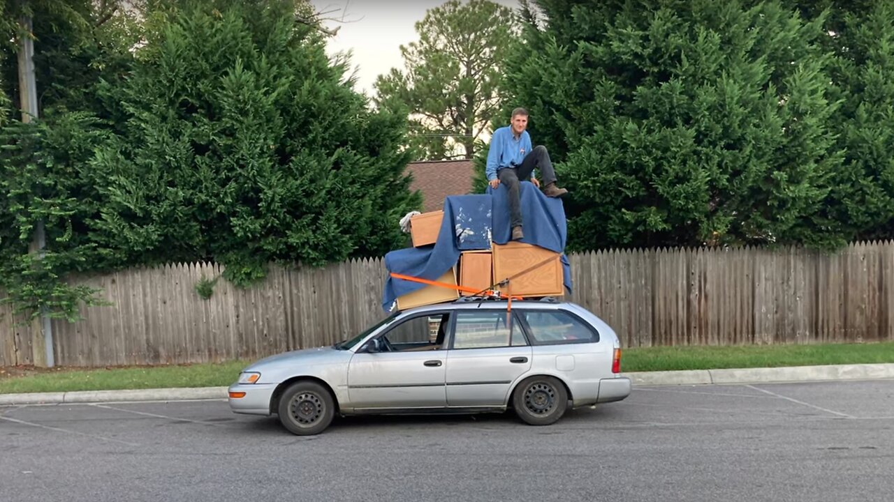 How Many Cabinets Can I Haul On Top Of Car?