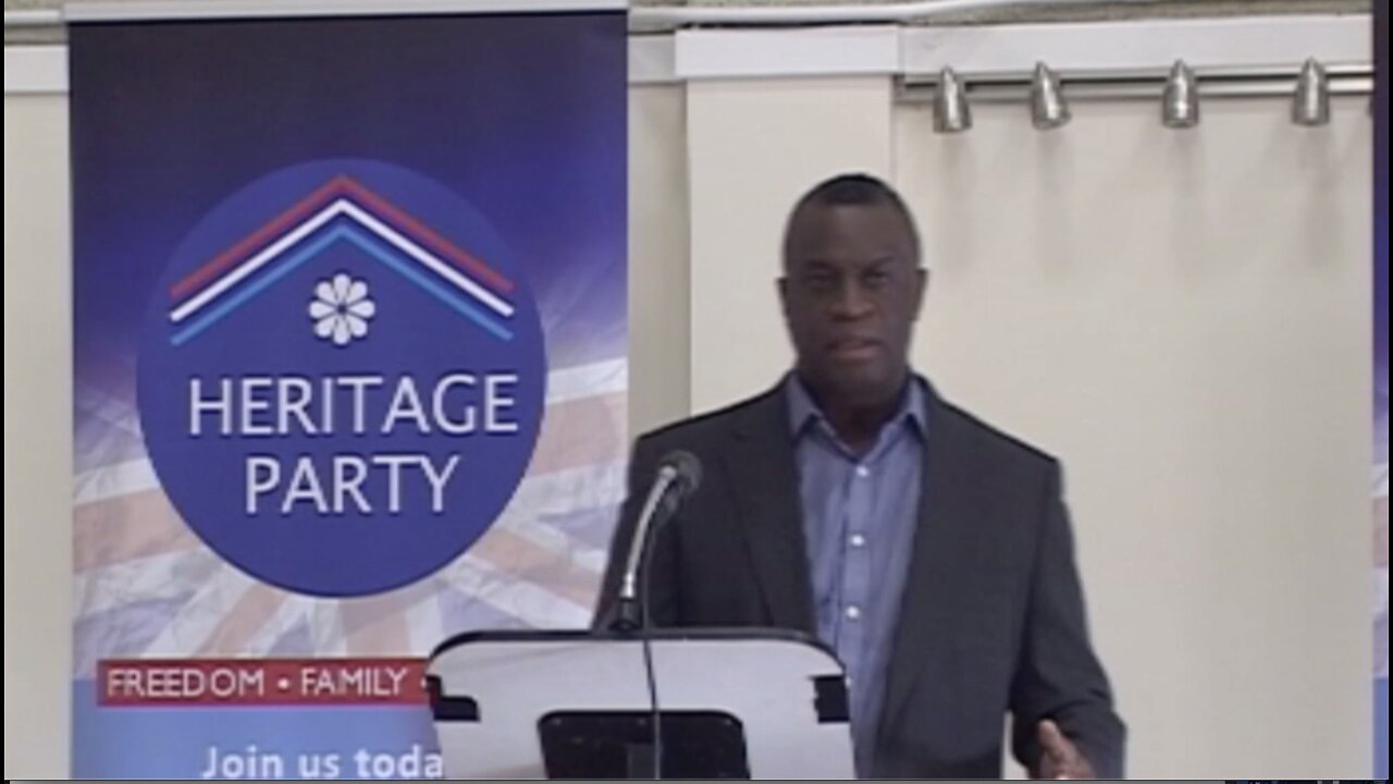 Errol Pitter - Criminal Justice - Heritage Party Conference 2022