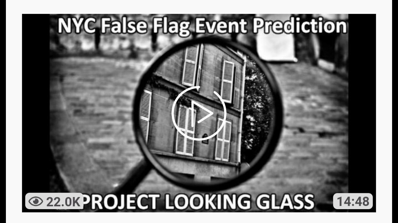 EVENT 1 - APRIL 18, 2022 - NYC FALSE FLAG BOMBING