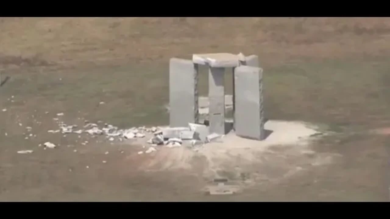 Georgia Guidestones Hit with Explosive