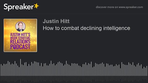 How to combat declining intelligence