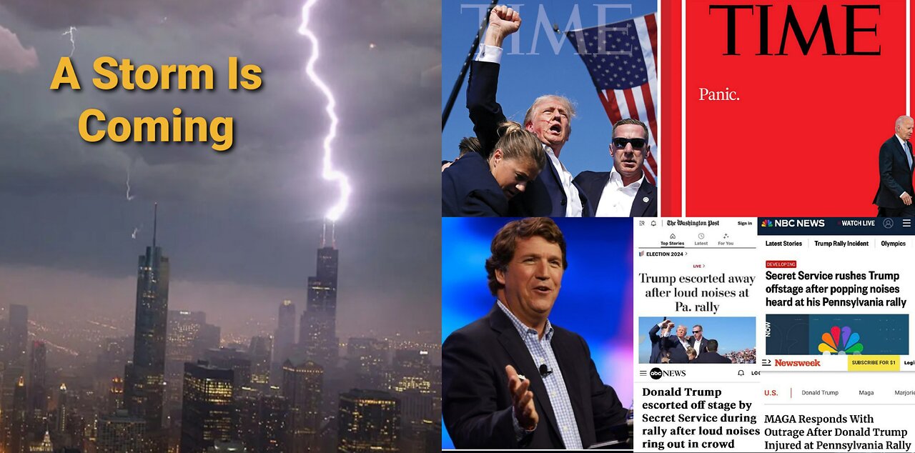 Aftermath Of Attack On Trump, Tucker Correct, Puerto Rico Blackout, Chicago Storm, Trump VS Biden