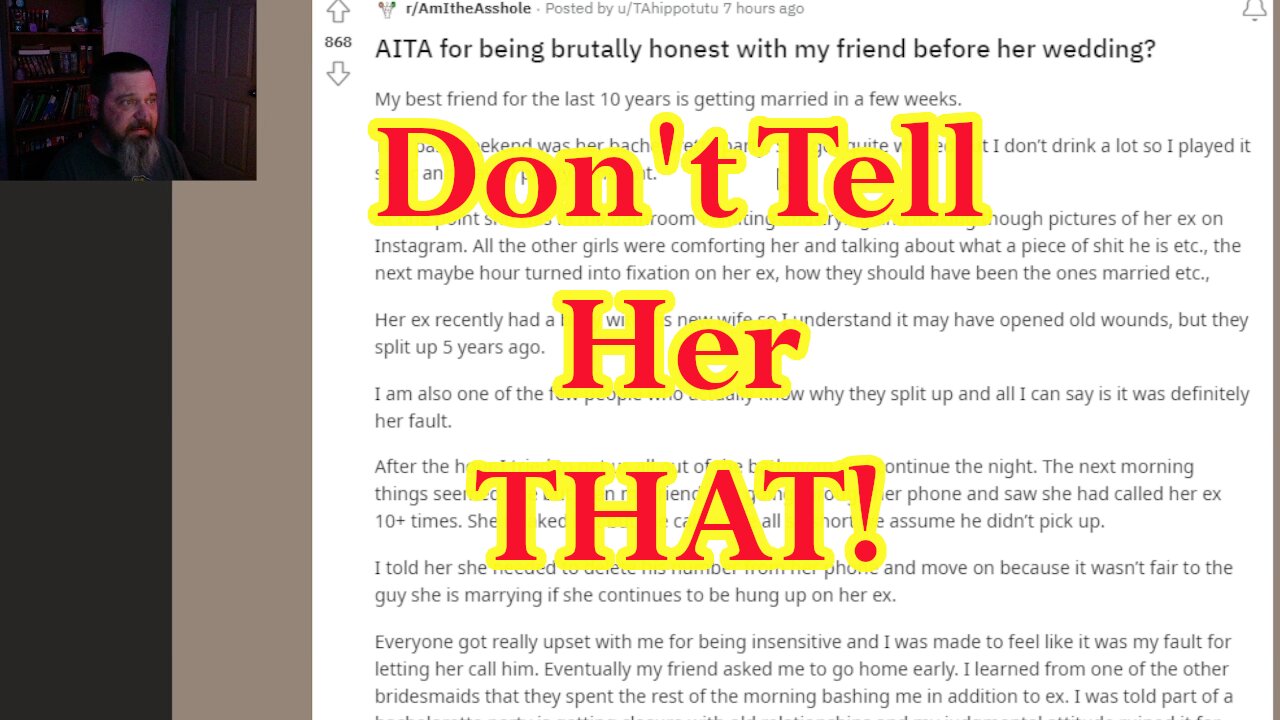 Marry the WRONG Man! AITA