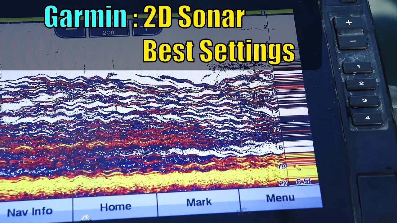 Garmin Echomap How to use 2D Sonar and Best Settings