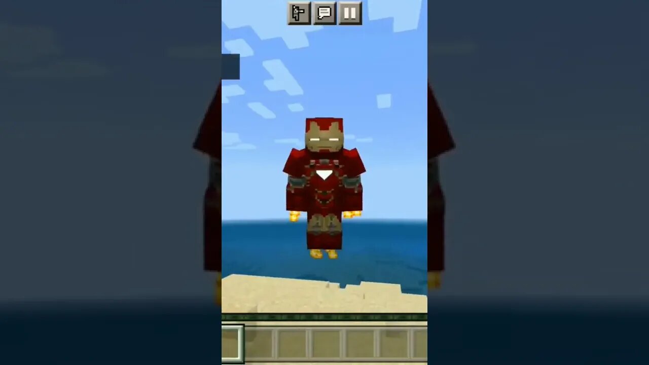 HOMEM DE FERRO NO MINECRAFT 😱😱😱😱#shorts #viral #gaming #youtubeshorts #minecraftmemes #fypシ