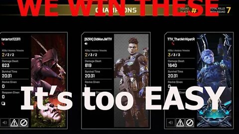 We WIN THESE..It's Just too Easy #apex #apexlegends #OldManJM #apexlegendsmoments #apexlegendsepic