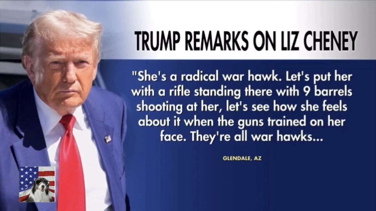 Trump goes after ‘radical war hawk’ Liz Cheney and the media twists his words (11/01/24)