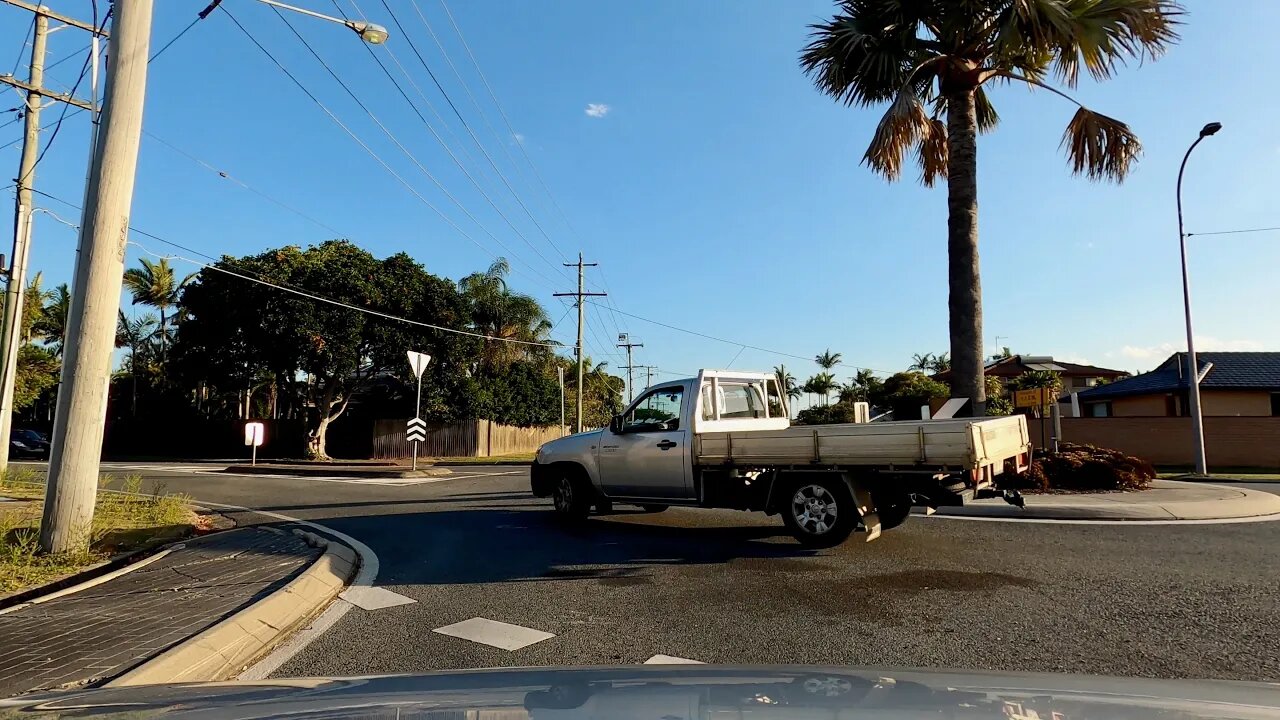 Driving on Gold Coast Highway | Queensland - Australia