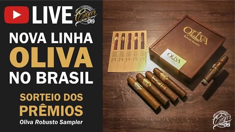 LIVE CIGAR 019 - Nova linha Oliva no Brasil - Sorteio dos prêmios da promoção Oliva Robusto Sampler