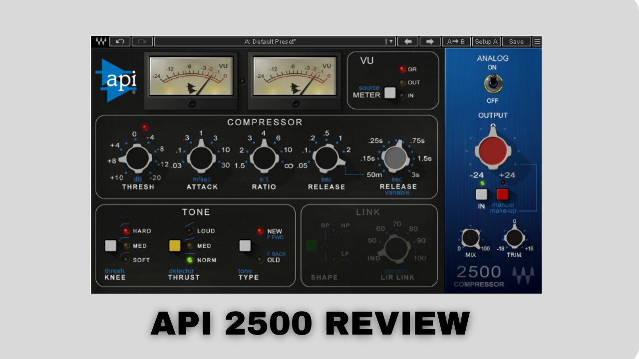 API 2500 REVIEW