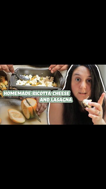Homemade Ricotta Cheese And Lasagna Shorts
