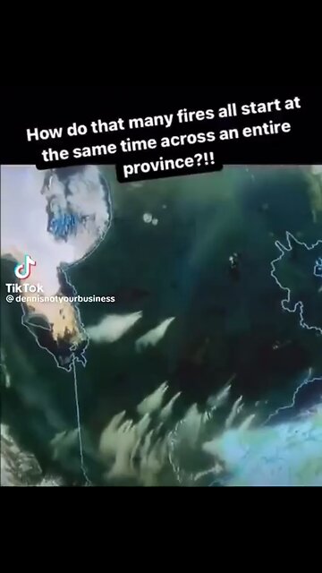 Quebec wildfires all start at the same time