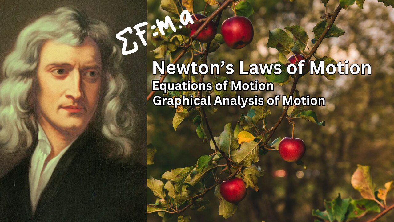 Graphical Analysis of Motion | Newton's Laws & Equations of motion | Physics Lecture