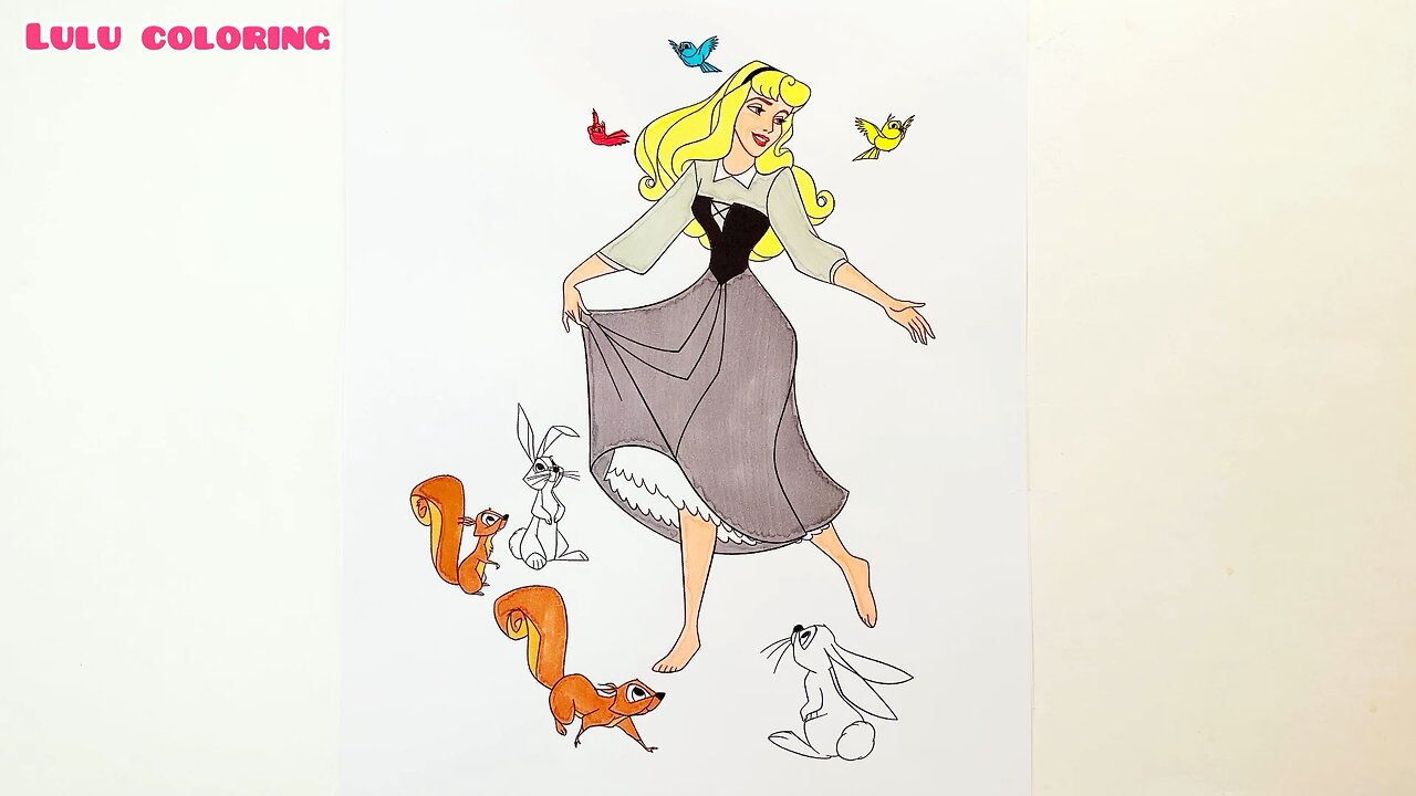 Princess Aurora/ coloring Disney Princess.