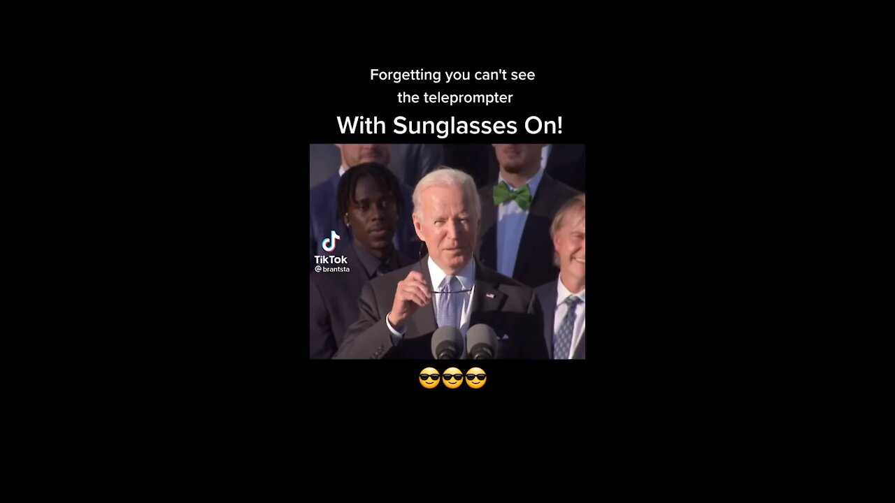 You can’t see the teleprompter that way