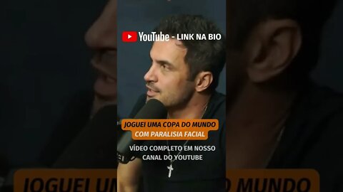 FALCÃO JOGOU UMA COPA DO MUNDO COM PARALISIA FACIAL (vídeo completo no canal) #shorts