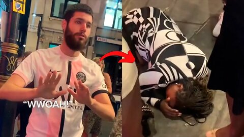 Mujer Agarra Hombre... Se Arrepiente al INSTANTE