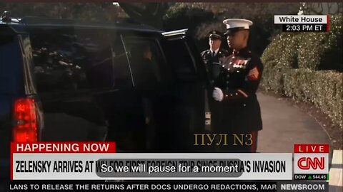 Zelensky arrived at the White House
