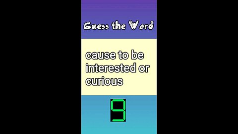 Guess the Word | English | Level 1