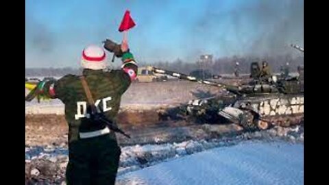 The beginning of the war in Ukraine. February 2022 beginning.