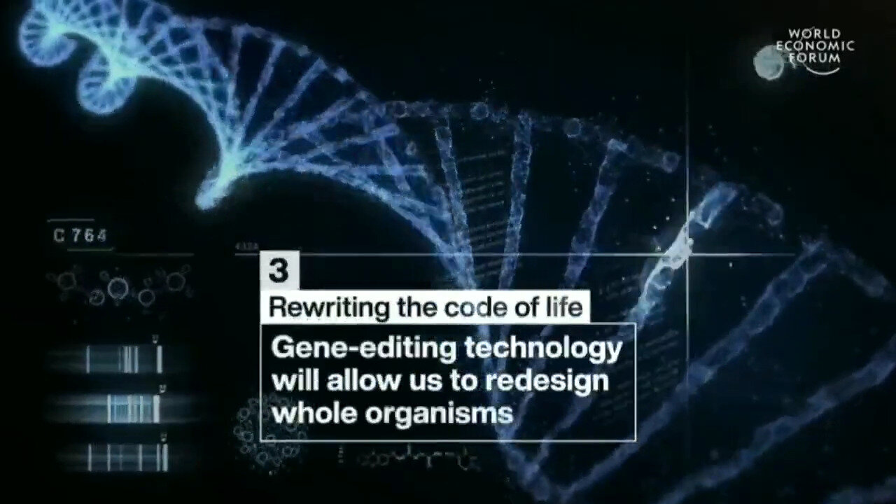 World economic touts having “write level” permission to edit your genes