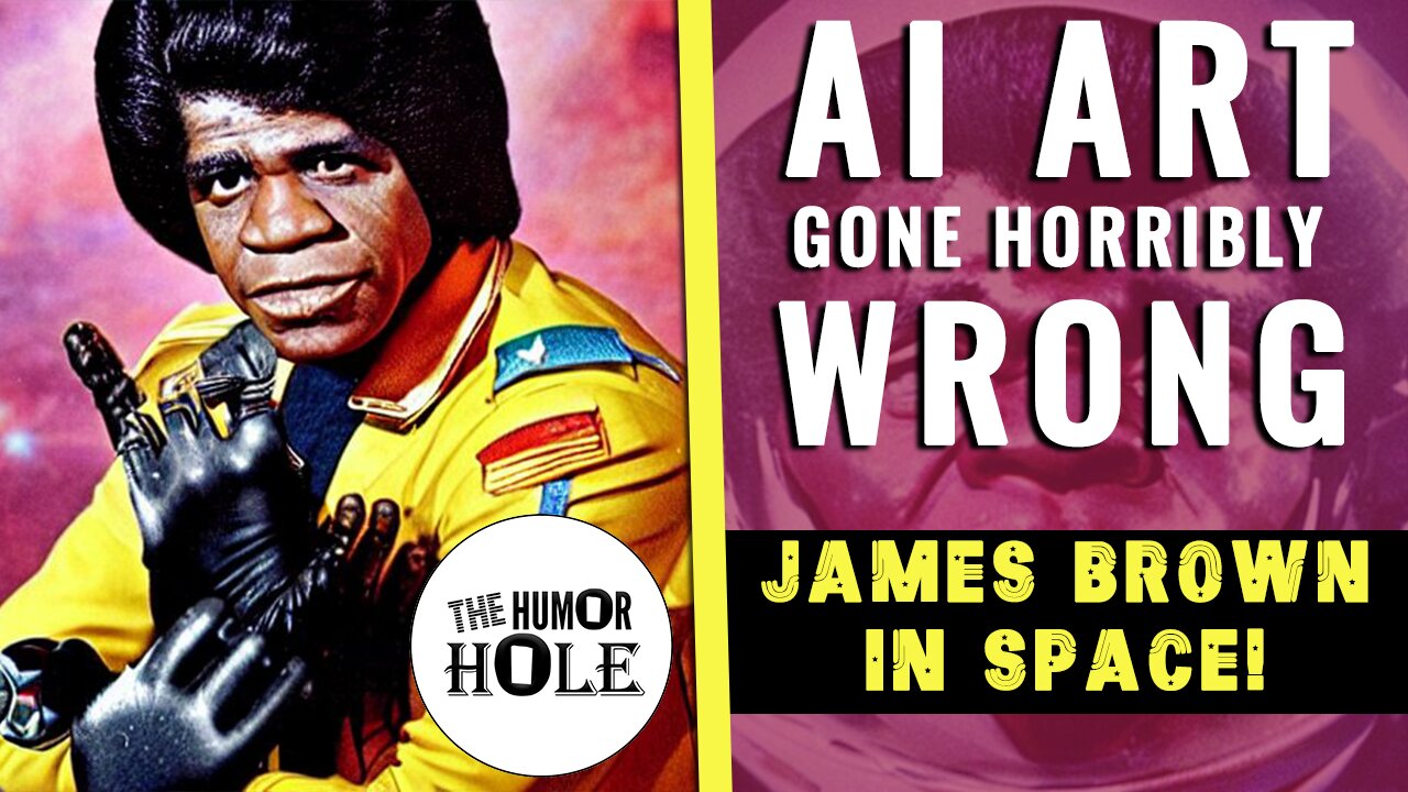 AI Art Gone Horribly Wrong - James Brown In Space
