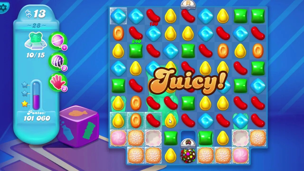 Candy Crush Soda Saga Level 28