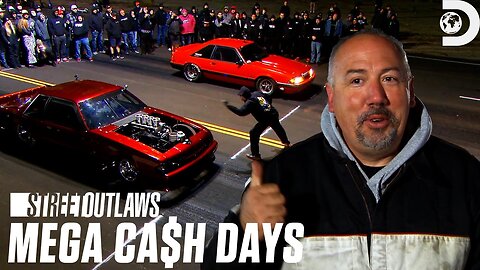 Tony Mckinney DOMINATES By Two Cars! Street Outlaws Mega Cash Days Discovery