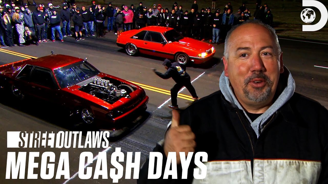 Tony Mckinney DOMINATES By Two Cars! Street Outlaws Mega Cash Days Discovery