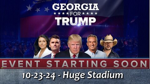 Georgia Trump Rally, Part 1 - Top Speakers