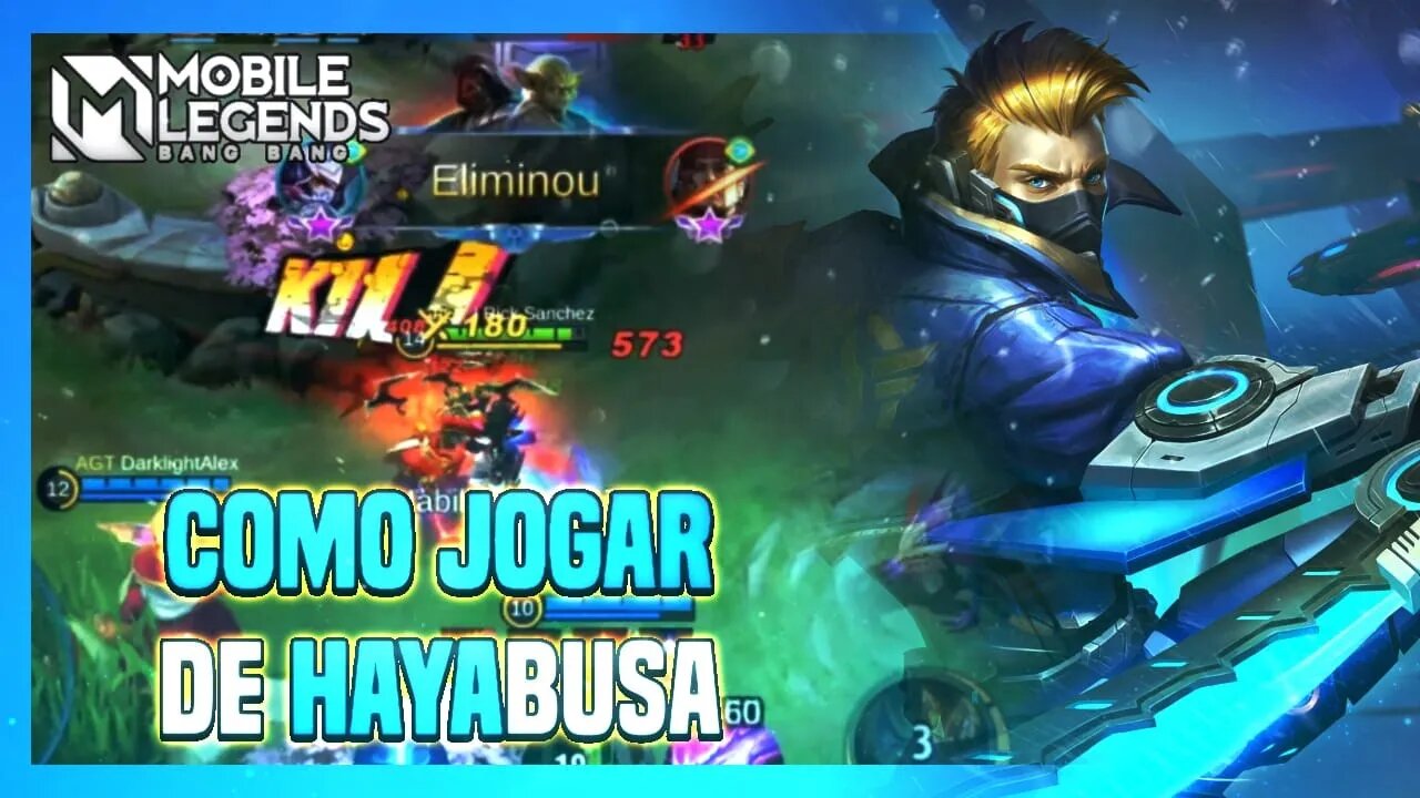 [TUTORIAL] COMO JOGAR DE HAYABUSA | COMBOS, BUILD E EMBELMA | MLBB