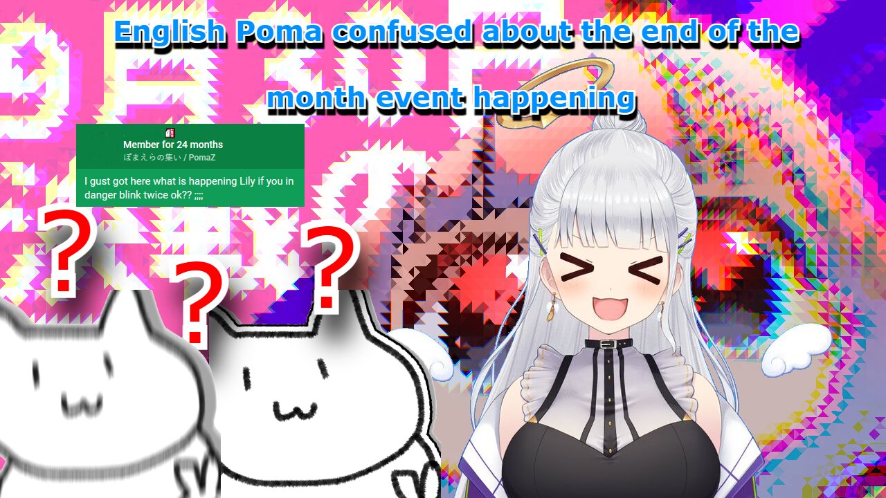 English Poma are confused about Vtuber Shirayuri Lily's end of the month event