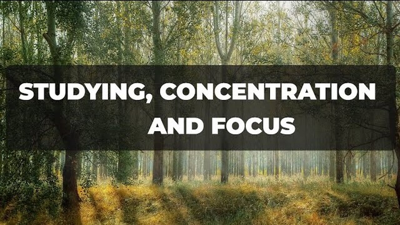 1 hour Music For Studying, Concentration And Focus - Ambient Study Music to Concentrate