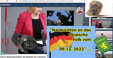 „Nachrichten an das Deutsche Volk vom 09.12.2022!!!“ …