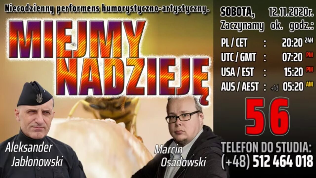 MIEJMY NADZIEJĘ - Olszański, Osadowski NPTV (12.12.2020)