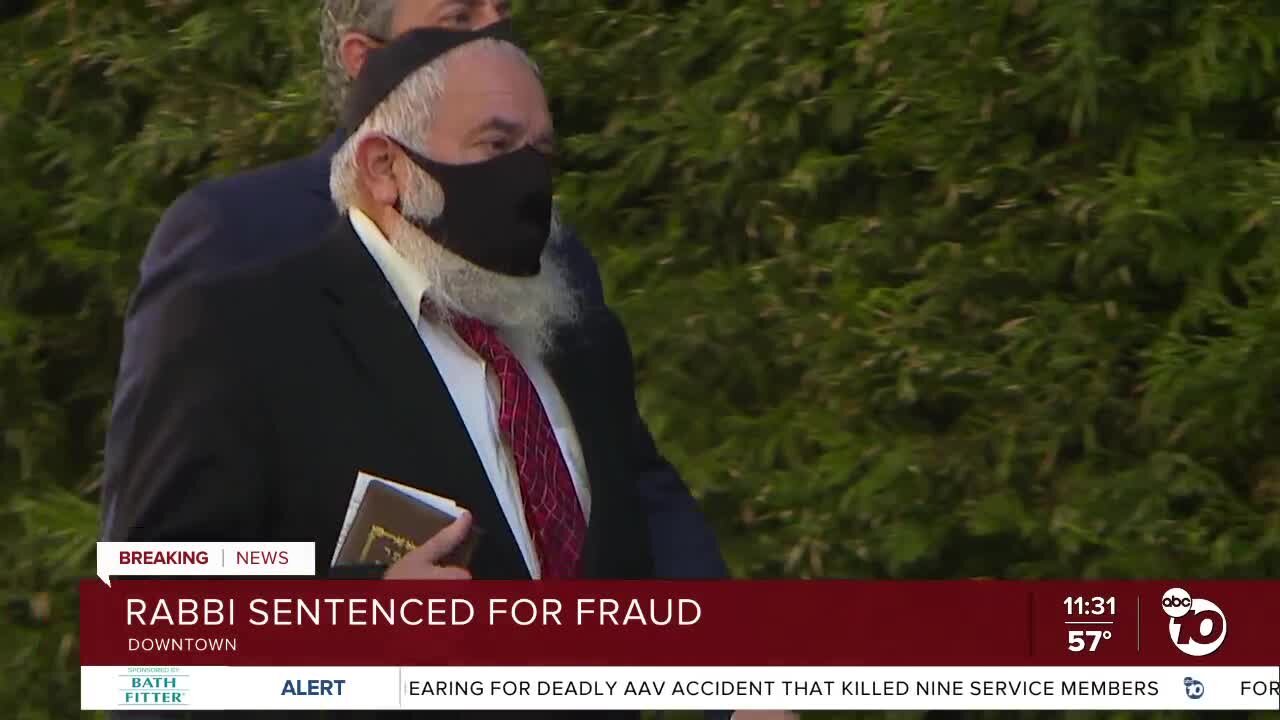 Former Poway rabbi sentenced for fraud